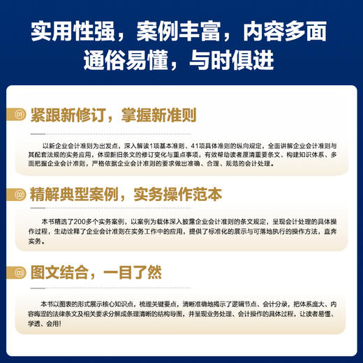 企业会计准则及应用指南实务详解 2024年版 企业会计准则培训用书 严格依据新企业会计准则编写 会计实务的工具书 商品图2