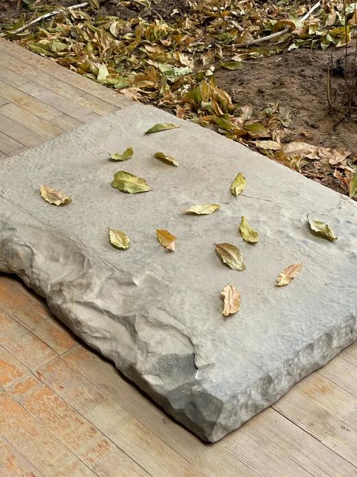 天然石灰岩厚板文玩台，顺丰包邮 商品图2