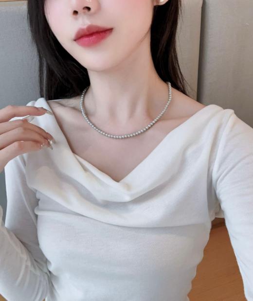 🌸【珍珠项链系列】🌈日常通勤穿搭，🌻珍珠项链就是百搭经典!🎐fever的珍珠搭配确实是满满少女感！💕精致高级，甜美必备!🎉 商品图2
