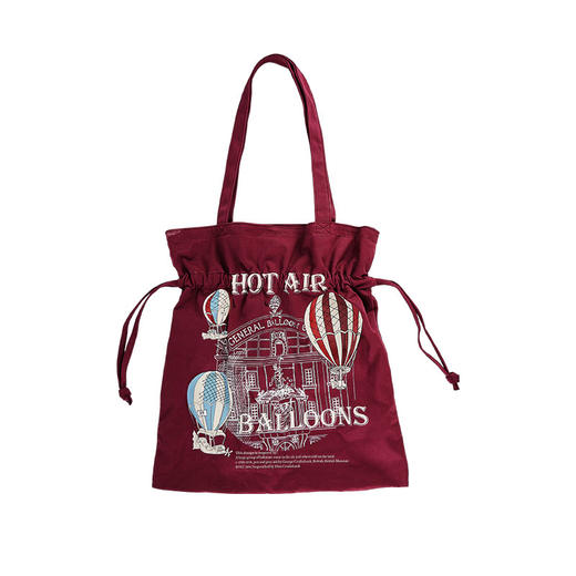 大英博物馆欧洲文化艺术系列 热气球轻便休闲抽绳单肩包 商品图4