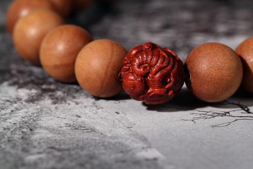 DQ0105°福瑞象老山檀香+大漆手串 商品图5