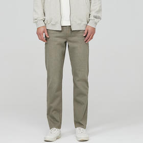 素道有机彩棉 灰色男士牛仔 修身版型2024年新款 直筒牛仔裤