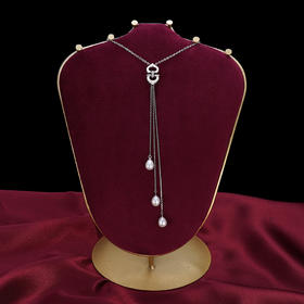 子佩集S925银珍珠套链【11】心形项链2402