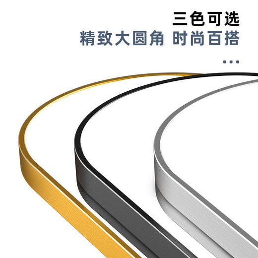 全身壁挂贴墙粘家用卧室女生宿舍穿衣服装店轻奢风装饰试衣镜子 商品图2