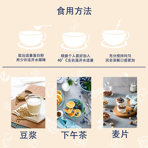 可益康中粮高钙蛋白粉 蛋白质粉动植物双蛋白 乳清蛋白粉年货节礼品礼盒1.1kg 商品图5