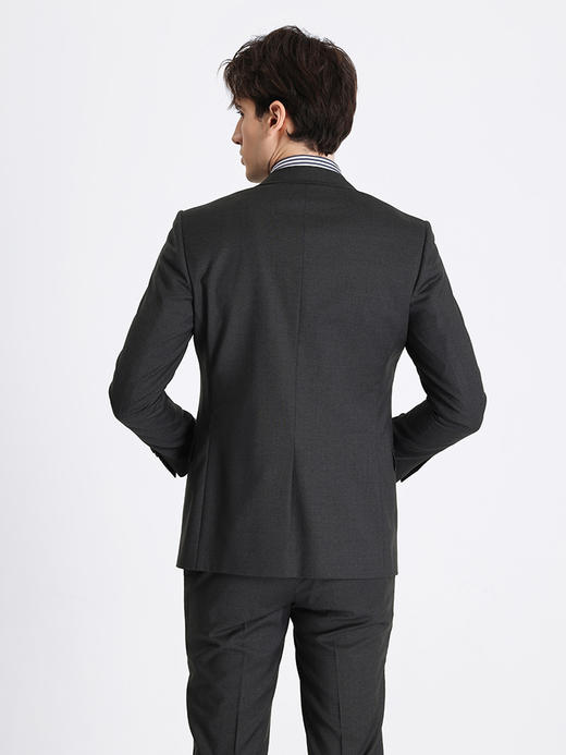 callisto深灰色全羊毛西服 STBWJ051C 商品图2