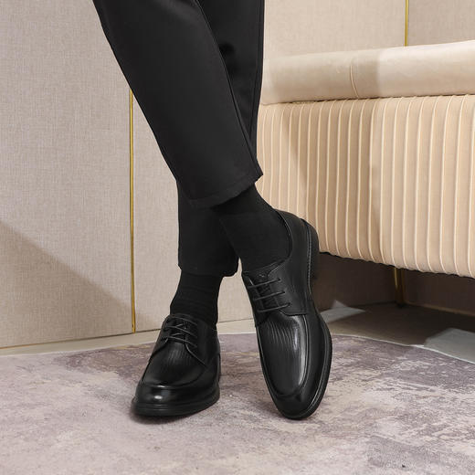 24年春季新款男士头层牛皮英伦鞋防滑德比鞋商务休闲鞋男皮鞋 商品图3