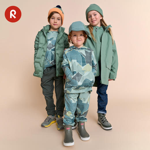 reima男女儿童大童裤子春夏新款休闲运动弹力修身防晒长裤 商品图0