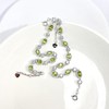HZ~S925橄榄石蛋面4*6mm手链 商品缩略图0