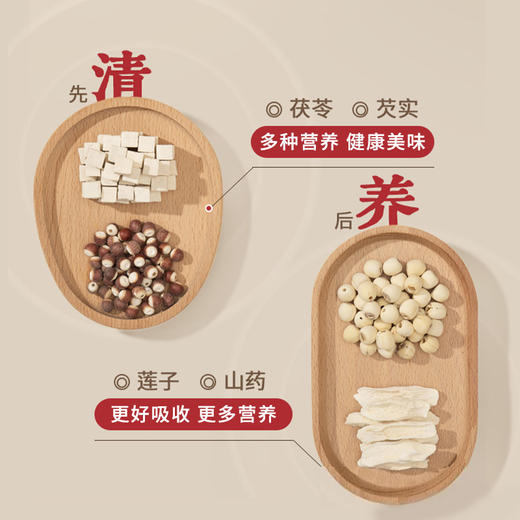 古方四神汤 喝出好脾胃 茯苓芡实山药莲子 1盒150克（10克*15袋） 商品图4