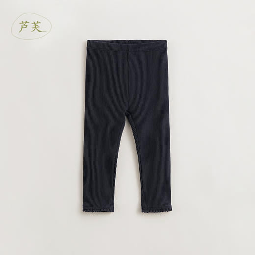 【马克珍妮 芦芙】女童蕾丝花边针织弹力打底裤240186 商品图3