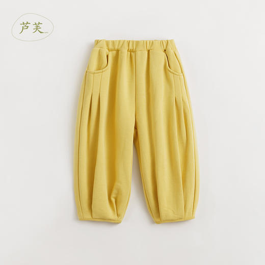 【马克珍妮 芦芙】女童超舒棉宽松打褶灯笼裤儿童裤子春款240185 商品图2