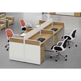 新红鹰4人位职员桌P2461