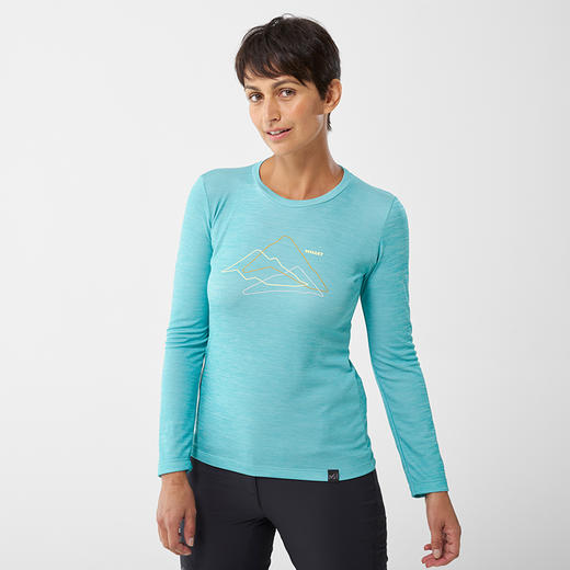 MILLET女式长袖T恤 MIV9405 SUNNY FIEL LS W 商品图1