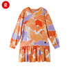 reima女孩儿童大童连身裙春夏新款防晒速干可爱长袖连衣裙子 商品缩略图0