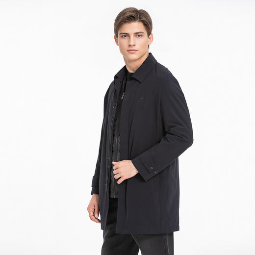 布兰施羽绒服爸爸大衣男三合一外套冬季羽绒可拆内胆单穿外套男潮 商品图2