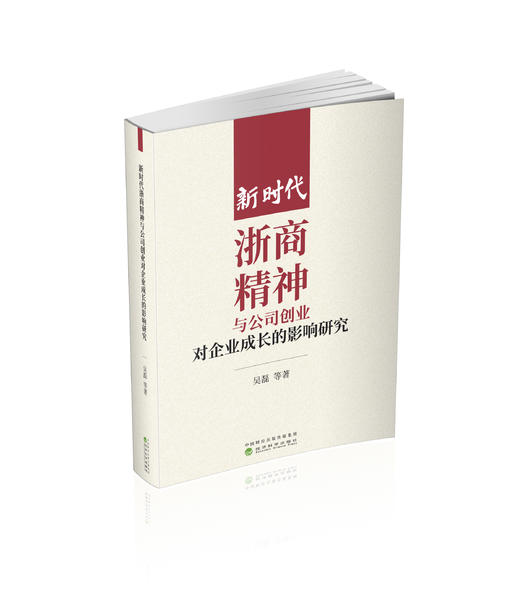 新时代浙商精神与公司创业对企业成长的影响研究 商品图0