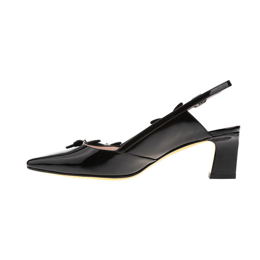 sheme蝶雨彩虹系列进口漆皮水晶蝴蝶结点缀优雅时尚女士单鞋可定制 商品图6