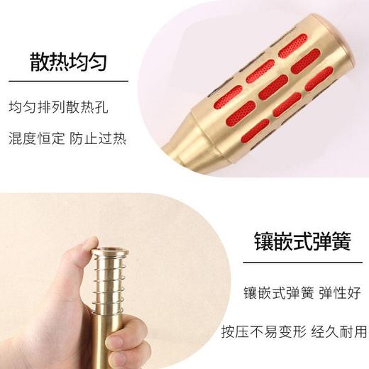 大号纯铜艾灸棒含棒套 温灸棒 温灸器灸 艾条棒 商品图2