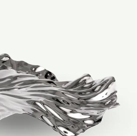 ALESSI荷叶托盘国风传统艺术不锈钢托盘装饰摆件 商品图3