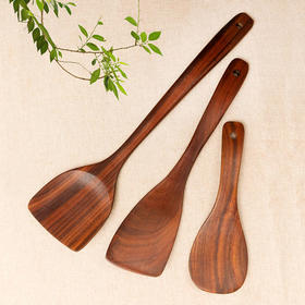 达乐丰紫檀木饭铲斜铲锅铲