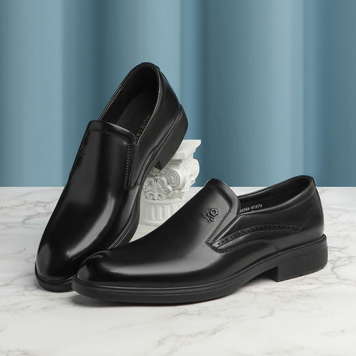 24年春季男商务鞋头层牛皮柔软舒适商务正装男士皮鞋四季男商务鞋 商品图3