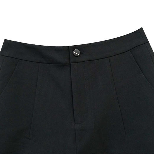 VIVIAN LIU薇薇安刘D2355001秋女装新款斜插兜阔腿休闲九分裤 商品图2