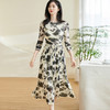 米思阳【气质印花裙】2026春季新款时尚高级感减龄显瘦连衣裙0865 商品缩略图1