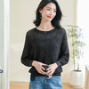 米思阳【蝙蝠袖罩衫】2026春季新款时尚气质显瘦半透针织衫空调衫0475 商品缩略图1