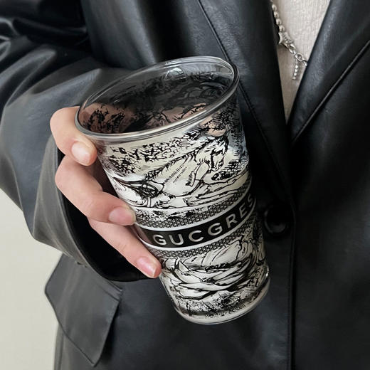 绚青茶马古道正版玻璃杯广东福建ins家用玻璃杯学生专用高级水杯 商品图7