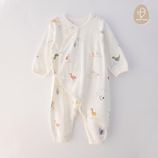 【5A抑菌连体衣】卓儿春季宝宝衣服连体衣四季柔软长袖婴儿睡衣哈衣爬服 商品图2