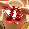 摩登主妇原创欢喜新婚礼物送新人中式红色碗盘筷结婚餐具套装礼盒 商品缩略图2