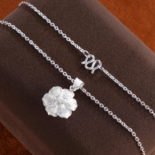 子佩集S990银【天仙狂醉】套链项链【MXTL004】花丝玫瑰花2402 商品图1