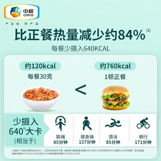 山萃中粮可益康桂花坚果藕粉礼盒900g 商品图7