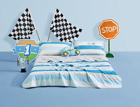 罗莱 萌趣 A类抗菌全棉纤维被-夏 最高时速