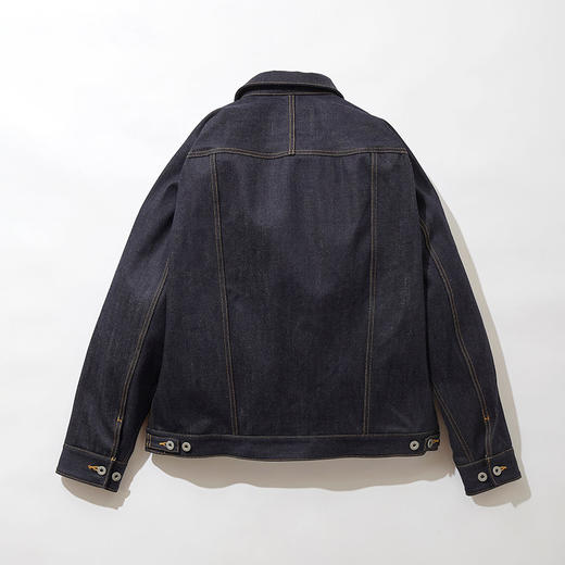 KUON Indigo Selvedge Denim Jacket 日本和服式原色牛仔夹克外套 商品图4