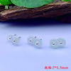 派瑞翡翠 翡翠耳饰 冰种 无色 商品缩略图0