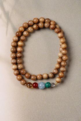 JSNM0125°金丝楠木手串0.6*54