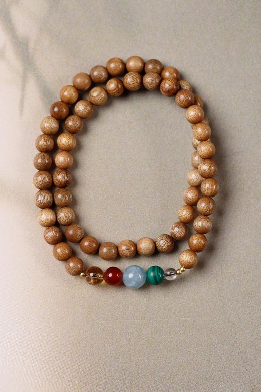 JSNM0125°金丝楠木手串0.6*54 商品图0