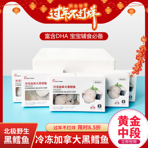 加拿大黑鳕鱼一箱(300g/盒，5盒/箱) 商品图1