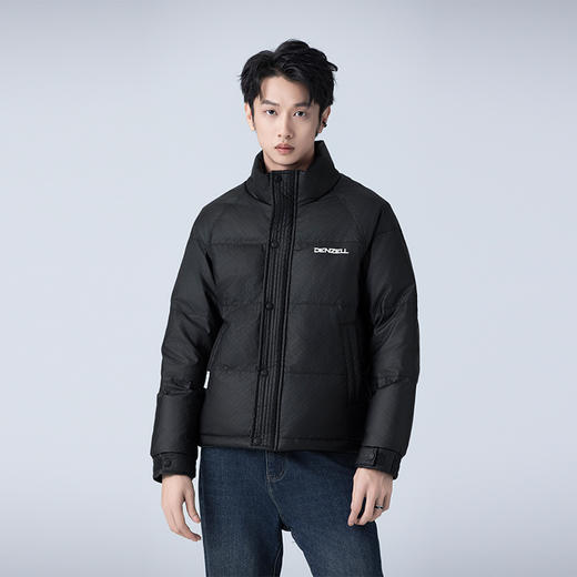 HXTIDE 冬季短款立领羽绒服90白鸭绒/S100340244101/02 商品图0