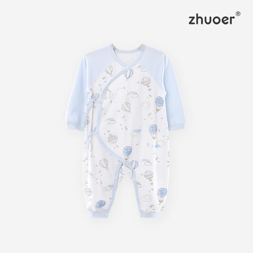 【5A抑菌连体衣】卓儿春季宝宝衣服连体衣四季柔软长袖婴儿睡衣哈衣爬服 商品图1
