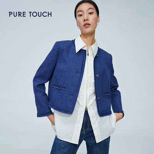 pure touch春季女士设计感白衬衫1301241056 商品图2