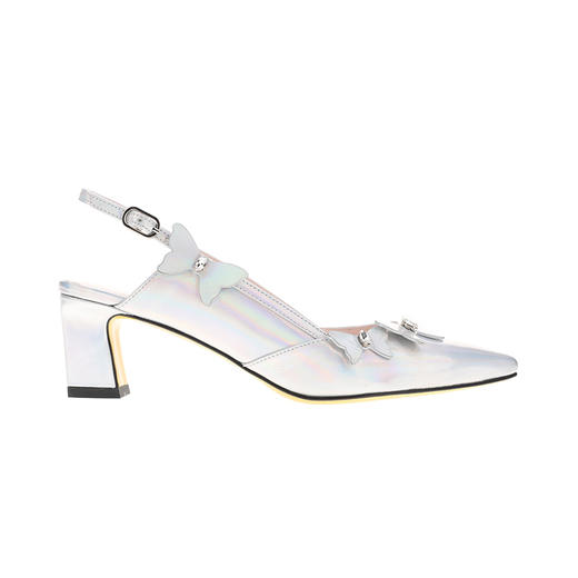 sheme蝶雨彩虹系列进口漆皮水晶蝴蝶结点缀优雅时尚女士单鞋可定制 商品图10