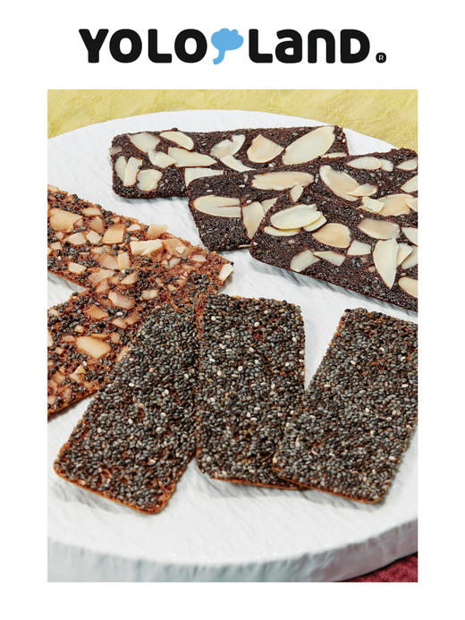 【亲妈精选】有乐岛 奇亚籽能量脆片 健康酥脆小饼干 一口嘎嘣脆 【15片/盒】 商品图0