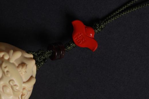 GJXJ0348°大龙包黄杨木手机挂件钥匙挂 商品图3