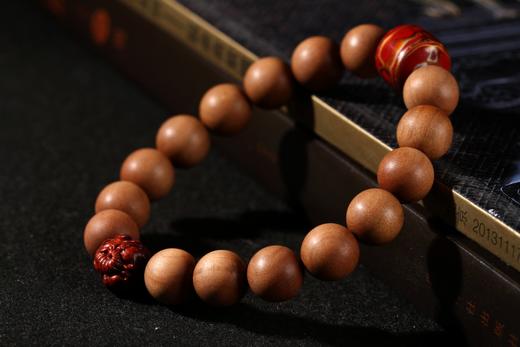 DQ0105°福瑞象老山檀香+大漆手串 商品图2