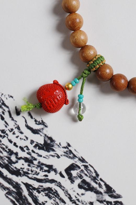 JSNM0149°纳福/福袋金丝楠木手串 商品图3