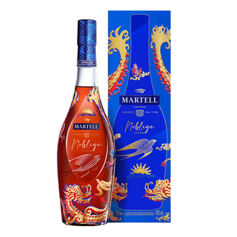 马爹利 Martell 名士2024龙年限量款 干邑白兰地