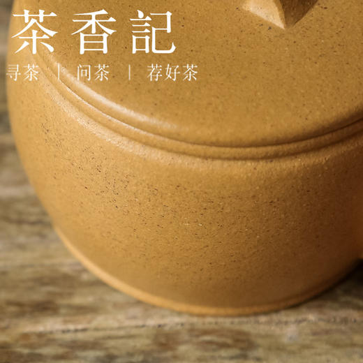 茶香记 黄金段 小汉瓦紫砂壶 油润古雅 文人气 阔口直身 茶壶 商品图2
